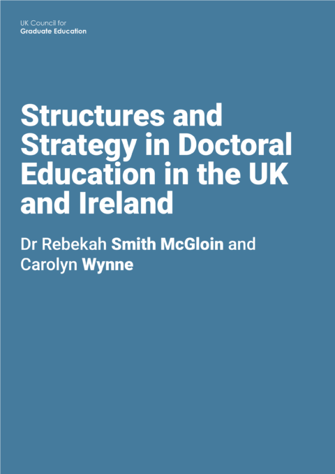 Cover image of: Structures and Strategy in Doctoral Education in the UK and Ireland